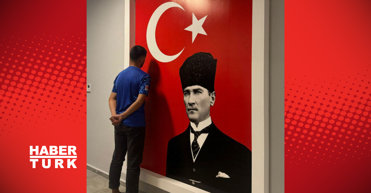 Atatürk görseline basan yabancı uyruklu, yakalanıp tutuklandı