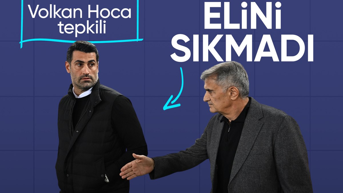 Volkan Demirel, Şenol Güneş’in elini sıkmadı